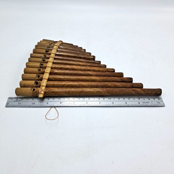 Bamboo Handflute Pan Pipes-Hand Made - Picture 8 of 9